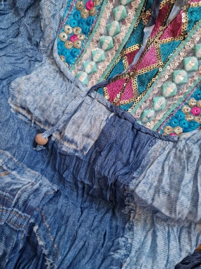 L/XL Ultralehké nežehlící a nemačkavé letní šaty