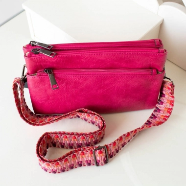 Fuchsia purple crossbody nová kabelka na rameno