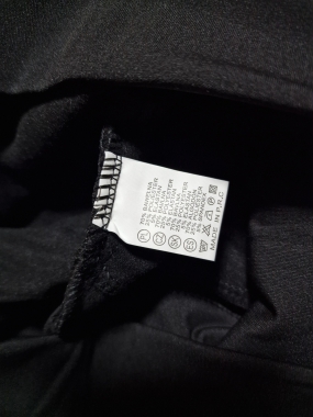 XL/XXL Černé dámské legíny ala Freddy řasený zadek