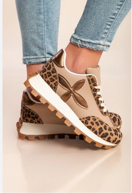 36 Dámské stylové tygrované botasky sneakersy