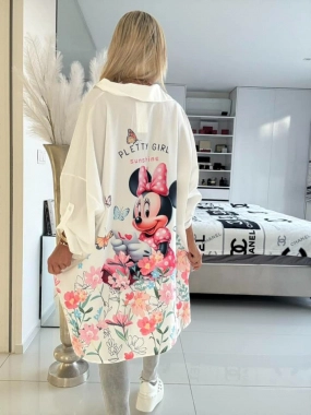 Dámská maxi oversize košile Minnie Girl