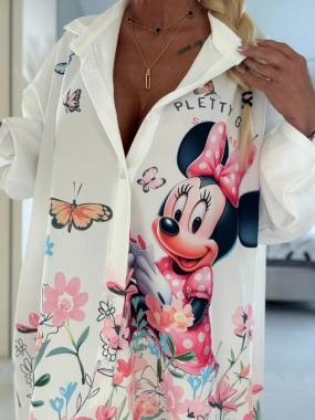 Dámská maxi oversize košile Minnie Girl