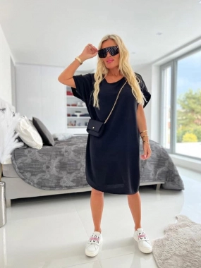 Dámské letní šaty s kabelkou Lada černé