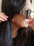 Dámské nádherné sluneční brýle Diorky černé