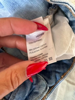S Luxusní dámské pružné Baggy Jeans džíny rifle