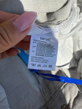 XL Topky trendy elastické šedé džíny rifle myška