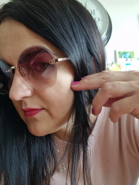 Luxusní dámské kovové sluneční brýle Stylle hnědé