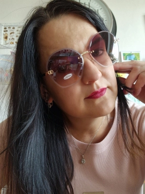 Luxusní dámské kovové sluneční brýle Stylle hnědé