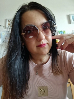 Luxusní dámské kovové sluneční brýle Stylle hnědé