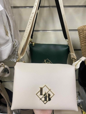 Dámská kabelka crossbody Laura Biaggi krémově bílá