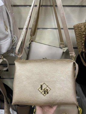 Dámská kabelka crossbody Laura Biaggi zlatá