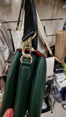 Dámská kabelka crossbody Laura Biaggi zelená