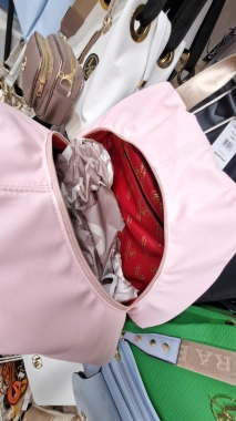 Dámská kabelka růžová Laura Biaggi s uchy