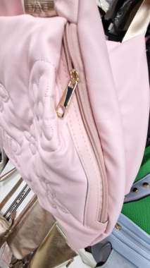 Dámská kabelka růžová Laura Biaggi s uchy