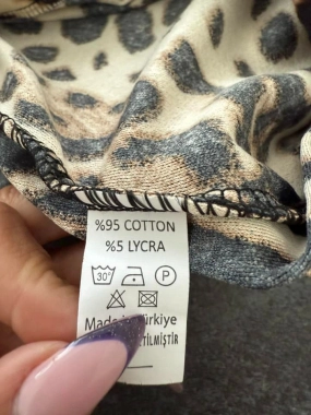 S/M Dámská pružná midi sukně gepard leopard
