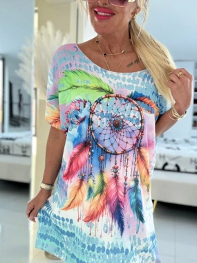 Lehounký oversize svetřík halenka lapač peříčka