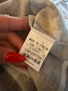 Lněný komplet - košile a kalhoty town Italy moda