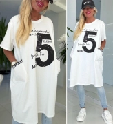 Dámská šatovka Number 5 s kapsami