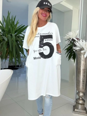 Dámská šatovka Number 5 s kapsami