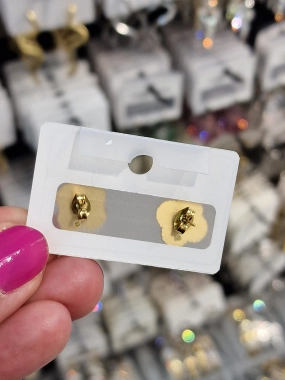 Náušnice z chirurgické oceli růžovozlaté