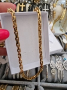 P18 Řetízek náhrdelník zlatý