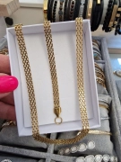 S5/ Souprava set náhrdelník a řetízek na ruku Lambada