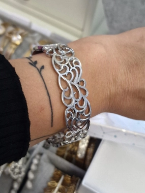 N55 Nádherný dámský náramek chirurgická ocel