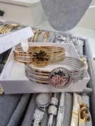 N7 Široký dámský náramek strom života stříbrný