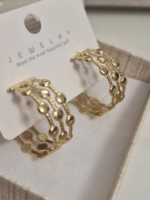 A85 Dámské náušnice Lenna zlatá barva