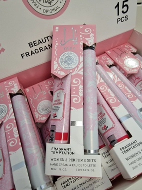 Lattafa Yara parfémovaná voda + hand cream růžová sada