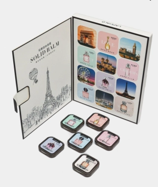 Sada vůni světoznámých parfemů v tuhé formě 6x 4g