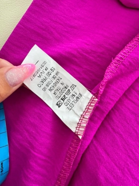 L/XL Dámské letní šaty Klárka fialová fuchsie