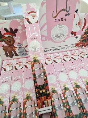 Yara parfémovaná voda dámská růžová vánoční edice 35ml