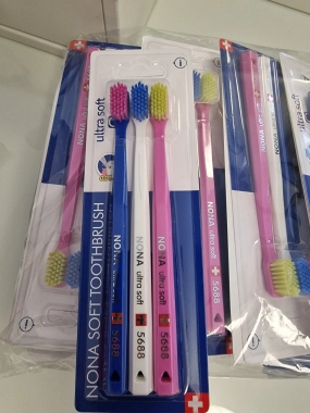 Zubní kartáčky NONA 3pack ultra soft