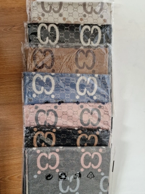 Oboustranný obří kašmírový šál pashmina šedý