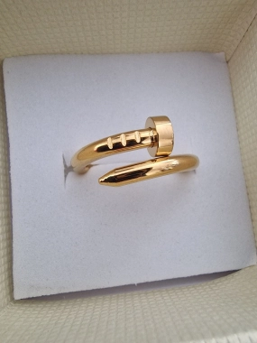 Dámský prsten prstýnek Hřebík zlatý