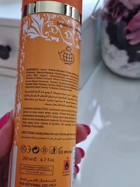 Parfémovaný tělový sprej inspirováno vůní Yara Tous 200ml