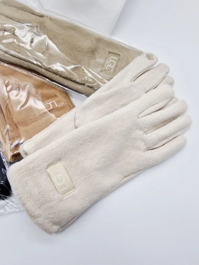 Dámské rukavice UGC prstové krémové