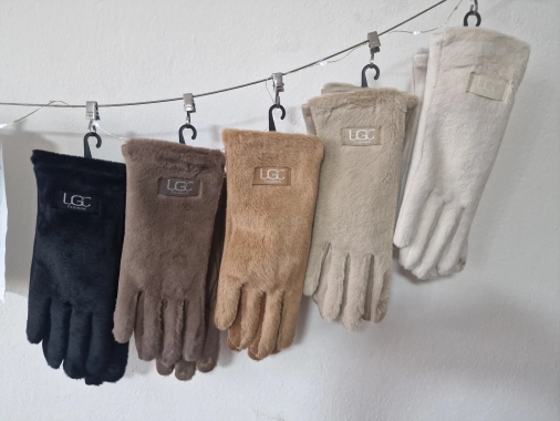 Dámské rukavice UGC prstové camel velbloudí