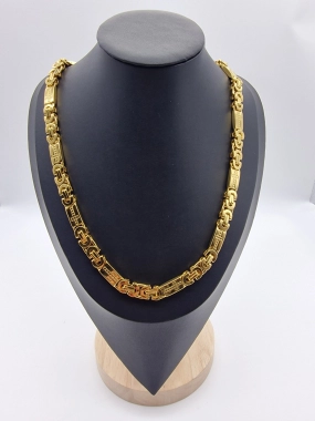 Masivní řetízek náhrdelník se vzorem Kříž