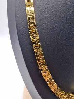 Masivní řetízek náhrdelník se vzorem Kříž