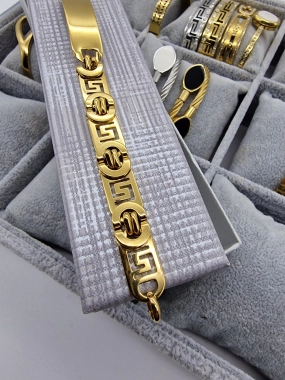 Pánský náramek na ruku destička ala Versace