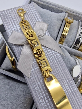 Pánský náramek na ruku destička ala Versace