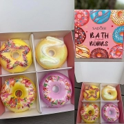 SADOER Bath Bombs Doughnuts  sladká koupel bez kalorií!