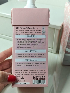 Tělové mléko iinspirováno vůní Lattafa Yara 500ml