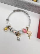 Náramek ala Pandora lanko oversize plaměňák