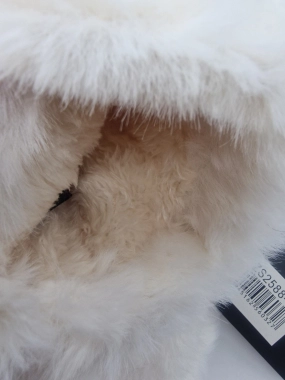 Dámské oversize rukavice UGC bezprstové bílé