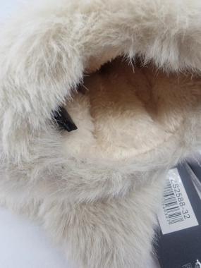 Dámské oversize rukavice UGC bezprstové krémové