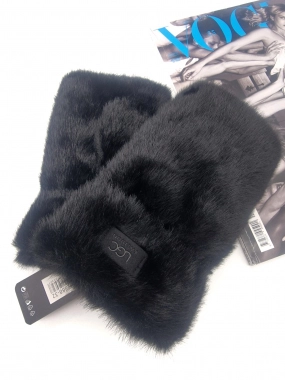 Dámské oversize rukavice UGC bezprstové černé