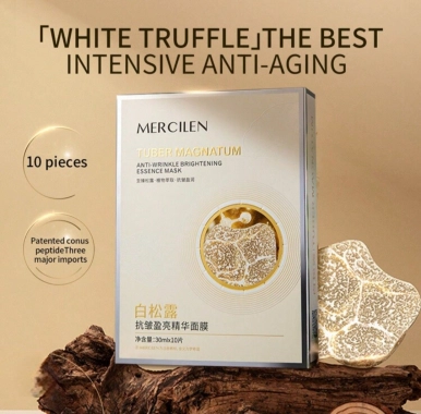 Pleťová maska Mercilen Tuber Magnatum Anti-Wrinkle Brightening Essence Mask 10kusů